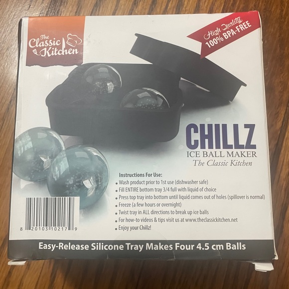 NWT CHILLZ Ice Ball Maker 🧊 - Picture 3 of 6
